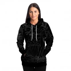 Subliminator Birth Of Venus Black Unisex Hoodie Hoodies