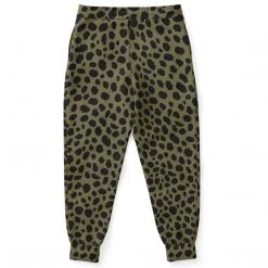 Subliminator Pants & Joggers Cheetah Print Unisex Fleece Joggers In Sand