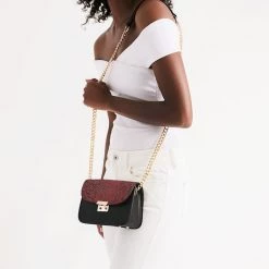 Harlow & Lloyd Bags Red Snake Skin Small Shoulder Bag