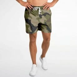 Subliminator Woodland Camo Fleece Shorts