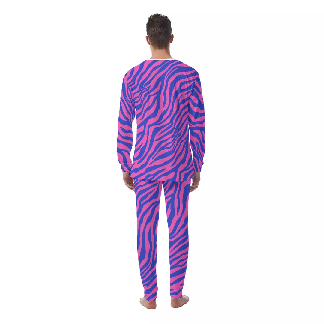 Harlow & Lloyd Electric Zebra Men's PJ Set Sleepwear / Loungewear 6 Harlow & Lloyd Electric Zebra Men's PJ Set Sleepwear / Loungewear