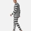 Harlow & Lloyd Black & White Check Striped Men's PJ Set 1 Harlow & Lloyd Black & White Check Striped Men's PJ Set