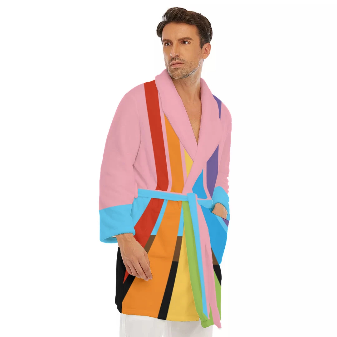 Harlow & Lloyd United Pride Short Robe Sleepwear / Loungewear 5 Harlow & Lloyd United Pride Short Robe Sleepwear / Loungewear