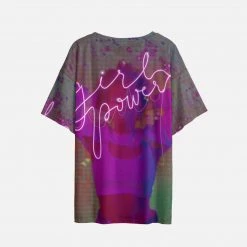 Harlow & Lloyd Girl Power Drop Shoulder T-Shirt T Shirts & Tanks