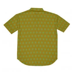 Harlow & LLoyd Olive & Wasabi Polkadot Drop Shoulder Short Sleeve Shirt Shirts
