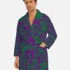 Harlow & Lloyd Leprechaun Men's Short Robe Sleepwear / Loungewear