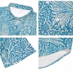 Harlow & Lloyd Victorian Blue Floral Short Sleeve Shirt Shirts 17 Harlow & Lloyd Victorian Blue Floral Short Sleeve Shirt Shirts
