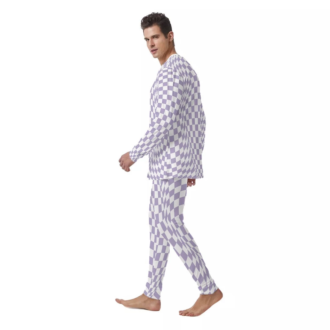 Harlow & Lloyd Purple Check Men's PJ Set 5 Harlow & Lloyd Purple Check Men's PJ Set