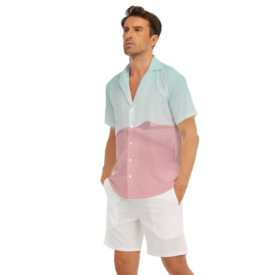 Harlow & LLoyd Shirts California Sand Dunes V-Neck Short Sleeve Shirt 4 Harlow & LLoyd Shirts California Sand Dunes V-Neck Short Sleeve Shirt