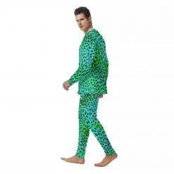 Harlow & LLoyd Neon Green Leopard Men's PJ Set 9 Harlow & LLoyd Neon Green Leopard Men's PJ Set