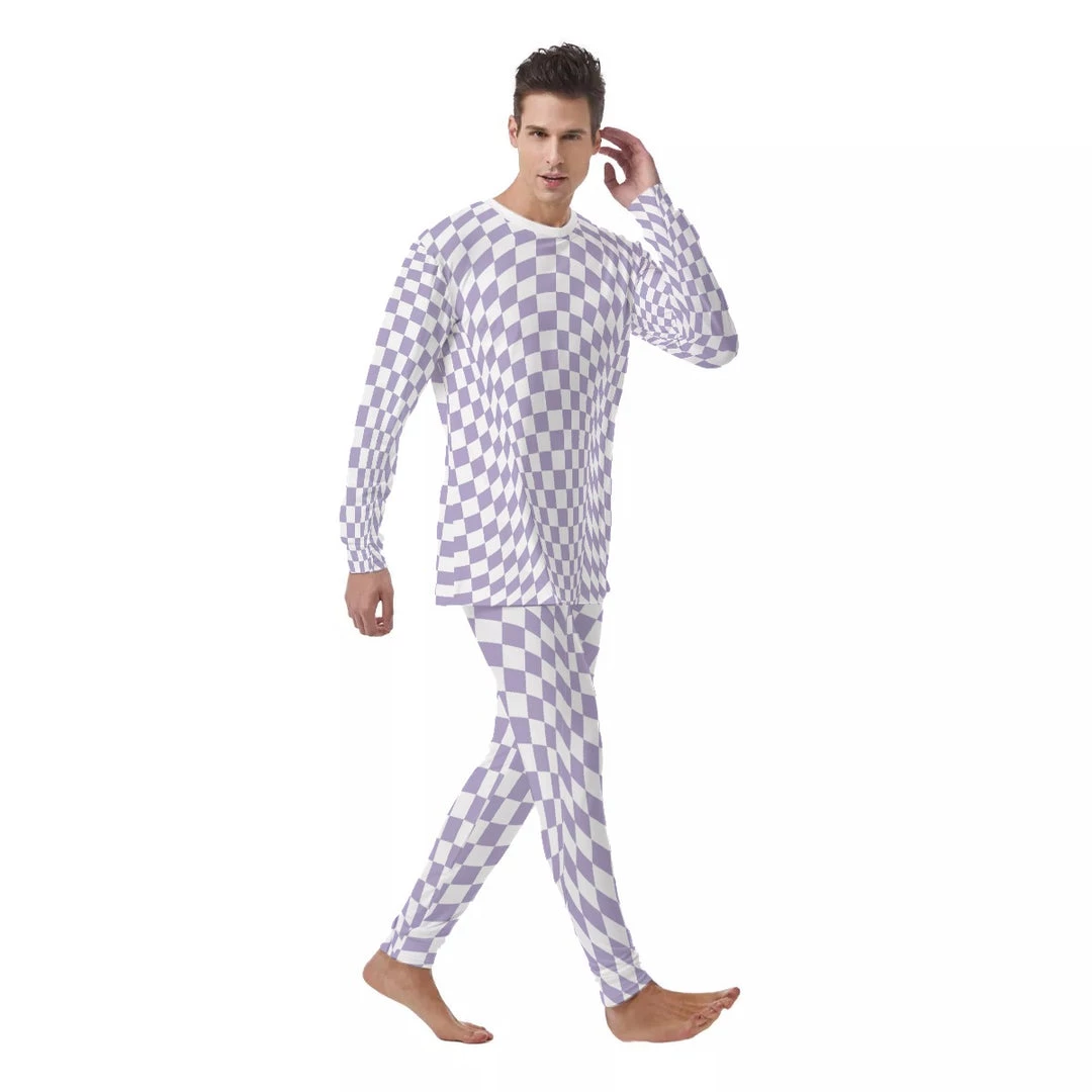 Harlow & Lloyd Purple Check Men's PJ Set 4 Harlow & Lloyd Purple Check Men's PJ Set