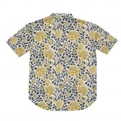 Harlow & LLoyd Shirts Chrysanthemum Drop Shoulder Short Sleeve Shirt