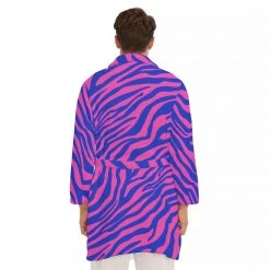 Harlow & Lloyd Sleepwear / Loungewear Electric Zebra Men's Short Robe