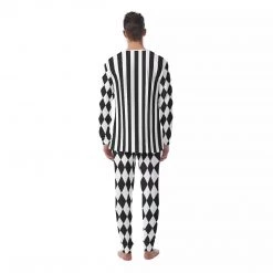 Harlow & Lloyd Black & White Check Striped Men's PJ Set 9 Harlow & Lloyd Black & White Check Striped Men's PJ Set