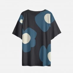 Harlow & Lloyd Abstract Flowers Drop Shoulder T-Shirt T Shirts & Tanks