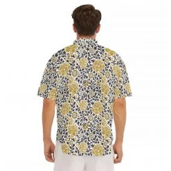 Harlow & LLoyd Shirts Chrysanthemum Drop Shoulder Short Sleeve Shirt