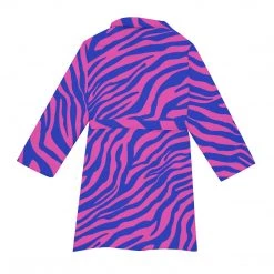 Harlow & Lloyd Sleepwear / Loungewear Electric Zebra Men's Short Robe