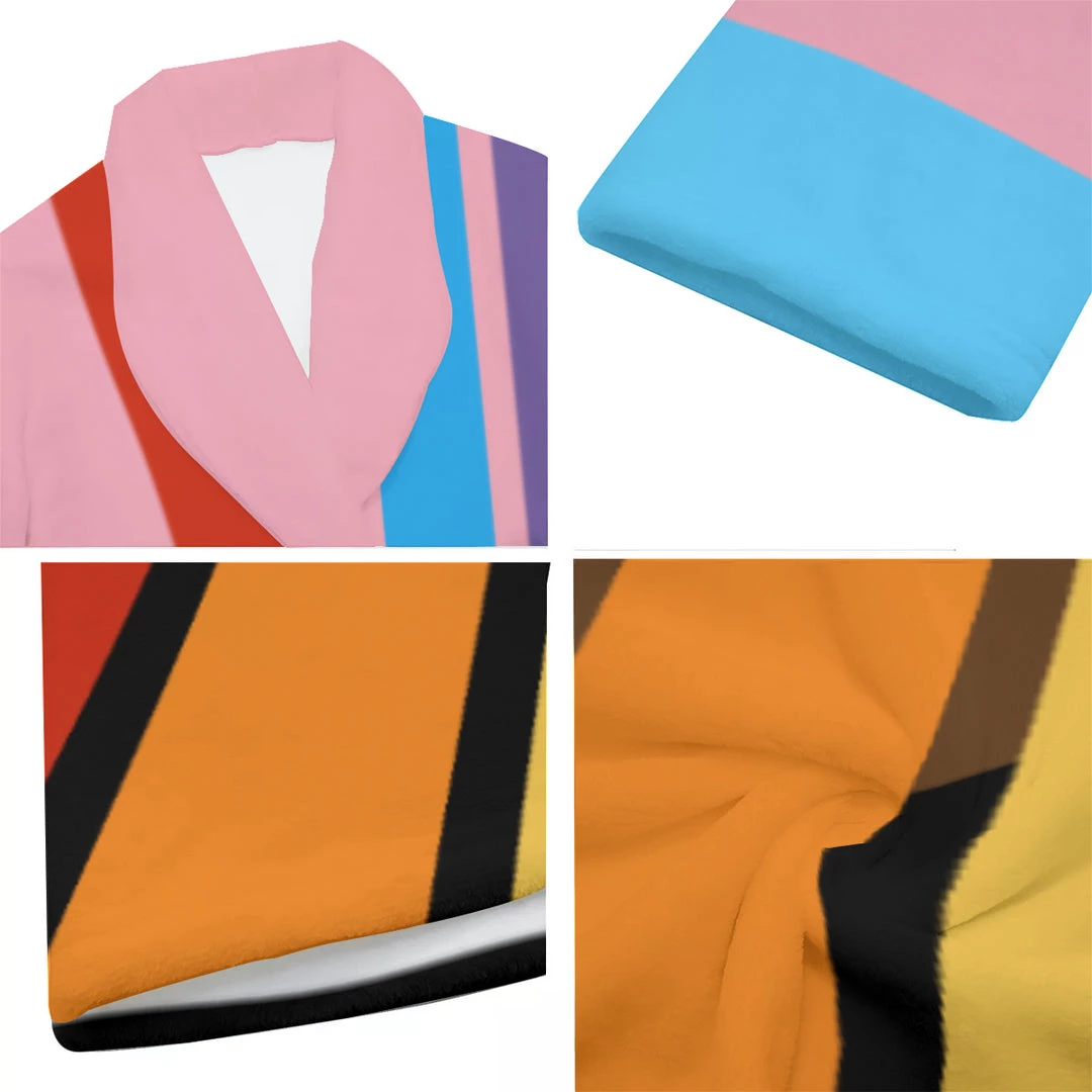 Harlow & Lloyd United Pride Short Robe Sleepwear / Loungewear 9 Harlow & Lloyd United Pride Short Robe Sleepwear / Loungewear