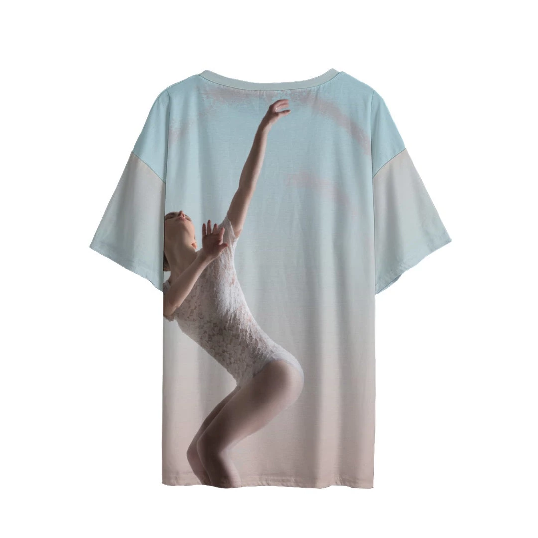 Harlow & Lloyd Ballet Dancer Drop Shoulder T-Shirt 4 Harlow & Lloyd Ballet Dancer Drop Shoulder T-Shirt