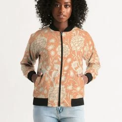 Harlow & Lloyd Vintage Tulip Women's Bomber Jacket 11 Harlow & Lloyd Vintage Tulip Women's Bomber Jacket