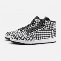 Harlow & Lloyd Houndstooth Check Sneakers Shoes