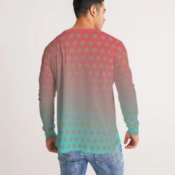 Harlow & Lloyd Heaven To Hell Polkadot Men's Long Sleeve Tee T Shirts & Tanks