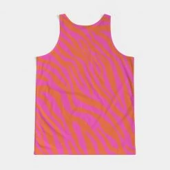 Harlow & Lloyd T Shirts & Tanks Flaming Zebra Men's Tank