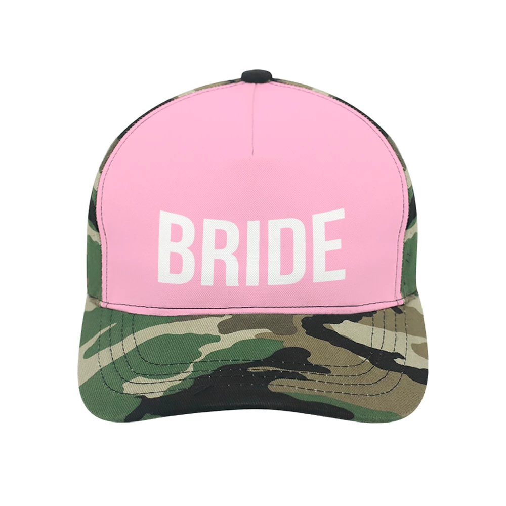ThisNew Accessories Bride Cap In Hot Pink & Camo 3 ThisNew Accessories Bride Cap In Hot Pink & Camo