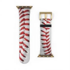 Printify Baseball Seam Apple Watch Band Accessories 55 Printify Baseball Seam Apple Watch Band Accessories