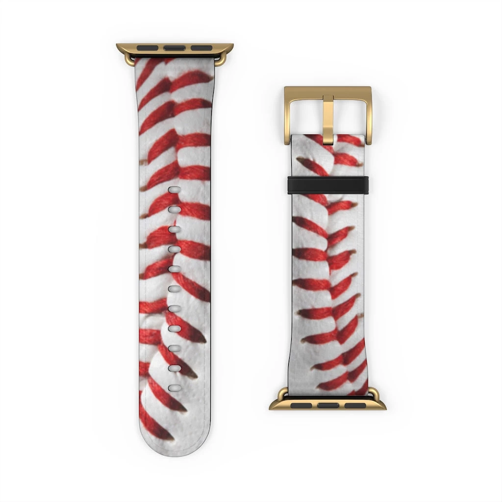 Printify Baseball Seam Apple Watch Band Accessories 26 Printify Baseball Seam Apple Watch Band Accessories