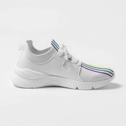 Harlow & Lloyd Shoes Rainbow Pride Stripe Men's Sneaker