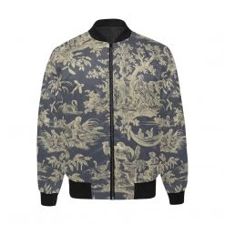 Harlow & Lloyd Jackets Life Is Beautiful Quilted Bomber Jacket