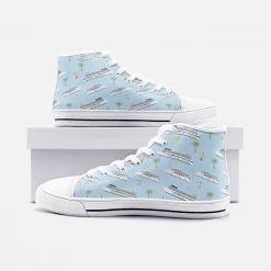 Harlow & Lloyd Cruise Lovers Unisex High Top Canvas Shoes