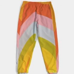 Harlow & Lloyd Pants & Joggers Orange Vortex Men's Lightweight Track Pants