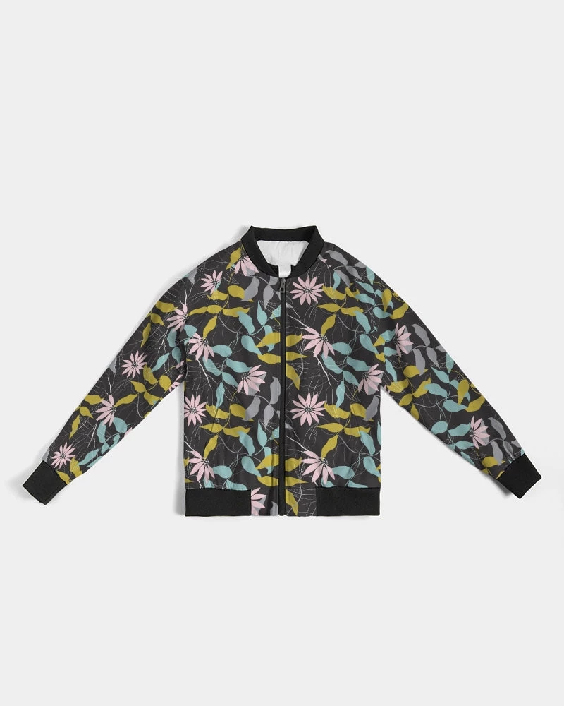 Harlow & Lloyd Evening Floral Women's Bomber Jacket 4 Harlow & Lloyd Evening Floral Women's Bomber Jacket