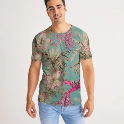 Harlow & Lloyd Vintage Bird & Tropical Palm Men's Tee