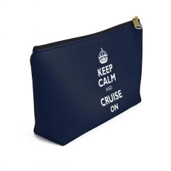 Printify Keep Calm & Cruise On Accessory Pouch Accessories