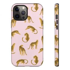 Printify Accessories Pink Leopards Tough Phone Case