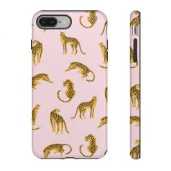 Printify Accessories Pink Leopards Tough Phone Case