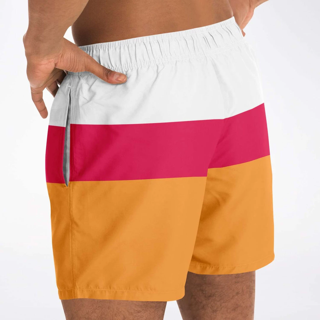 Subliminator Men Sweet Tangerine Swim Shorts 16 Subliminator Men Sweet Tangerine Swim Shorts