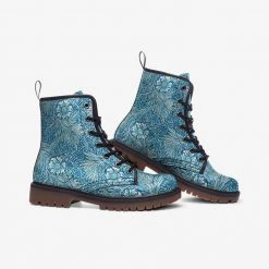 Harlow & Lloyd Victorian Blue Floral Lace Up Boots 7 Harlow & Lloyd Victorian Blue Floral Lace Up Boots