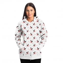 Subliminator Flying Flamingos White Unisex Hoodie Hoodies 21 Subliminator Flying Flamingos White Unisex Hoodie Hoodies