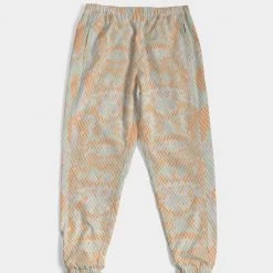 Harlow & Lloyd Green & Orange Snake Print Men's Lightweight Track Pants 16 Harlow & Lloyd Green & Orange Snake Print Men's Lightweight Track Pants