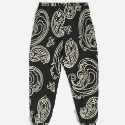Harlow & Lloyd Black & Bone Paisley Men's Lightweight Track Pants Pants & Joggers 17 Harlow & Lloyd Black & Bone Paisley Men's Lightweight Track Pants Pants & Joggers