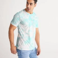 Harlow & Lloyd Blue Cloud Pastel Tie Dye Men's Tee T Shirts & Tanks