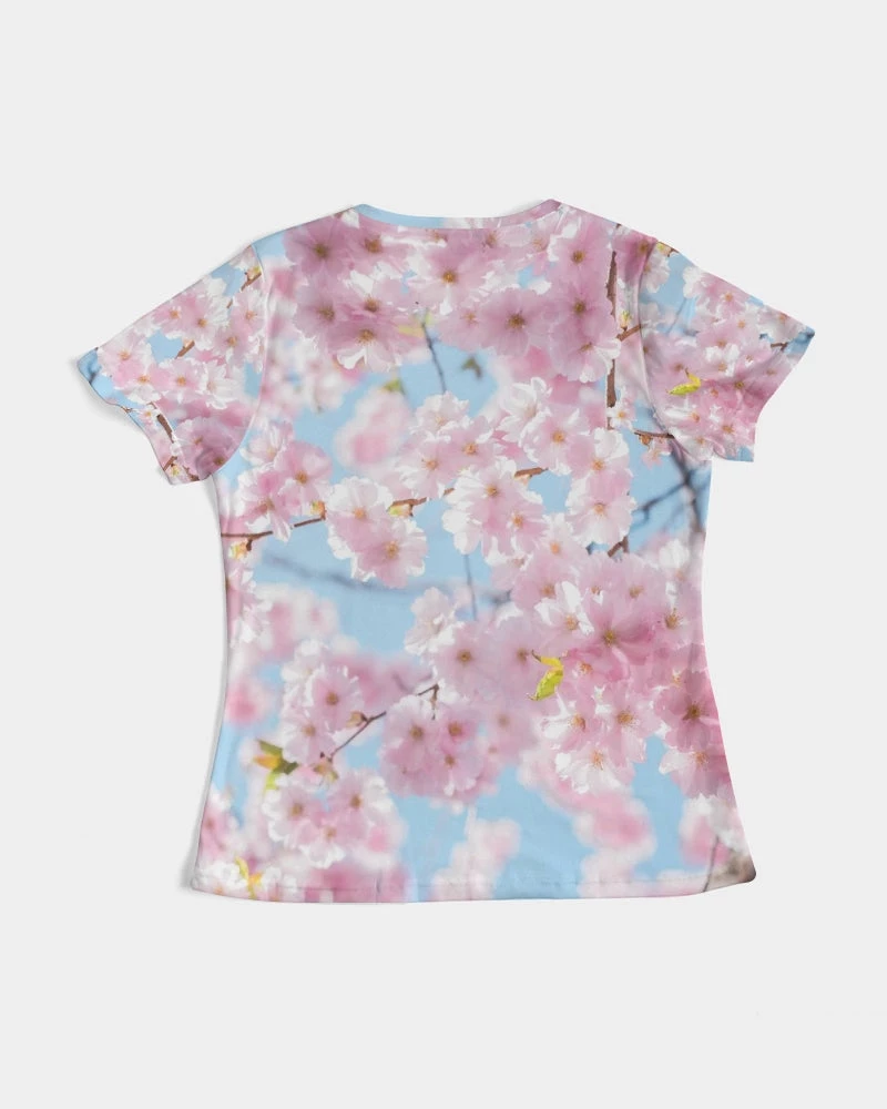 Harlow & Lloyd Cherry Blossom Sky Women's Tee 9 Harlow & Lloyd Cherry Blossom Sky Women's Tee