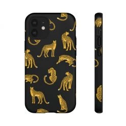 Printify Black Leopards Tough Phone Case