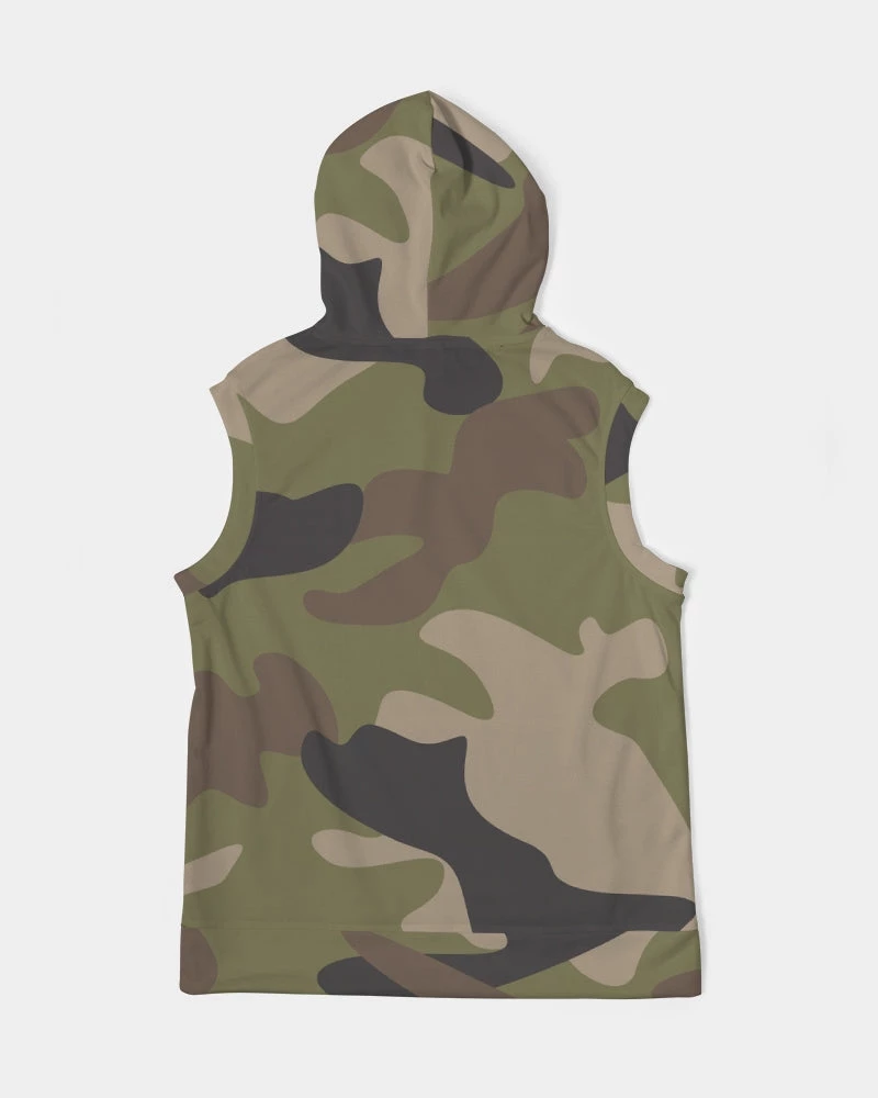 Harlow & Lloyd Woodland Camo Men's Premium Heavyweight Sleeveless Hoodie Hoodies 4 Harlow & Lloyd Woodland Camo Men's Premium Heavyweight Sleeveless Hoodie Hoodies