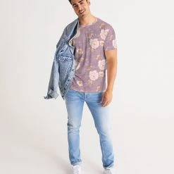 Harlow & Lloyd T Shirts & Tanks Orange Peonies Floral Rose Men's Tee 16 Harlow & Lloyd T Shirts & Tanks Orange Peonies Floral Rose Men's Tee