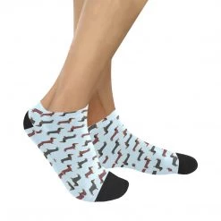 Interestprint Dachshund Lovers Womens Anklet Socks (4 Colors)